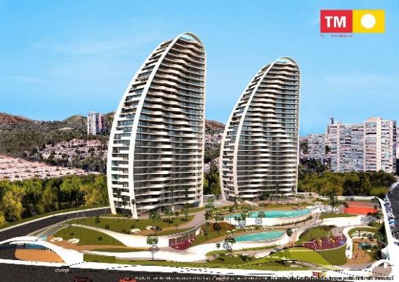 TM ya puede edificar las dos torres de 268 viviendas en la zona de Poniente de Benidorm