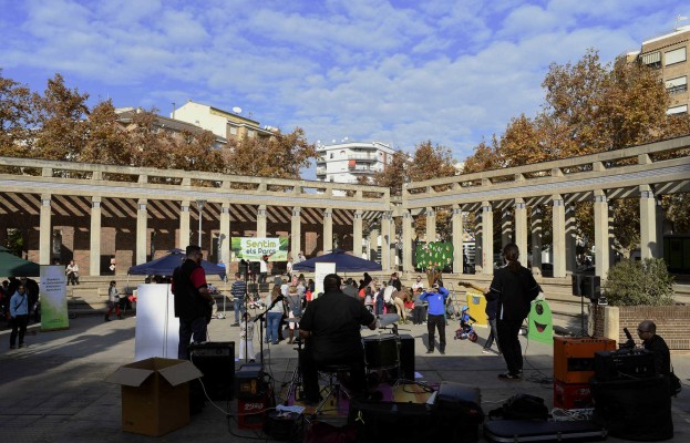 La mejora del parque de la Panderola del Grao eliminará las columnas y se ejecutará en el 2019