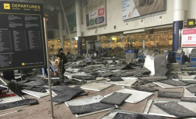 El aeropuerto de Bruselas también permanecerá cerrado el lunes