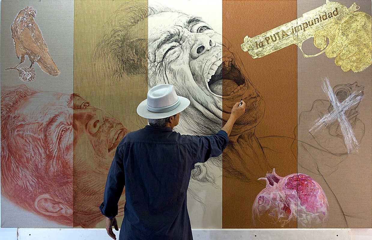 Júpiter se alinea con Marte a través de una feria de arte post
contemporáneo