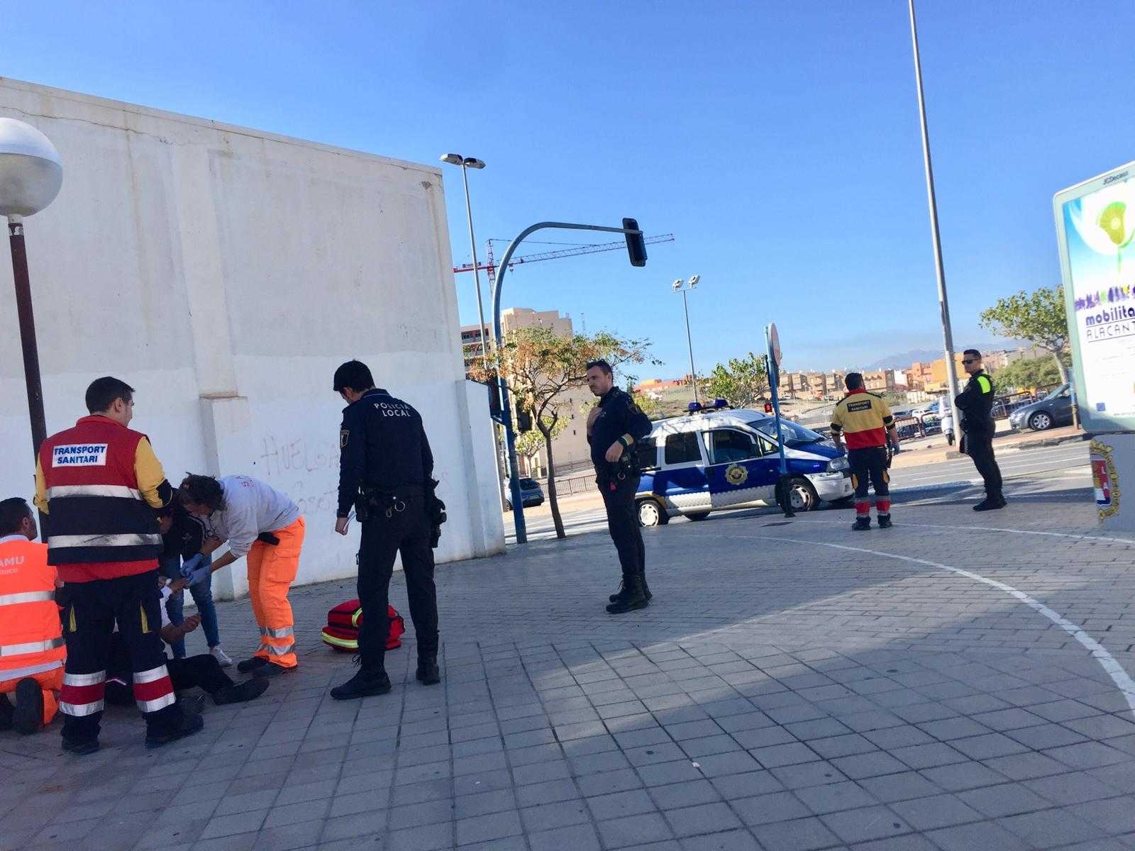 Tres heridos y cuatro detenidos en una pelea tumultuaria entre aficionados del Hércules y el Castellón