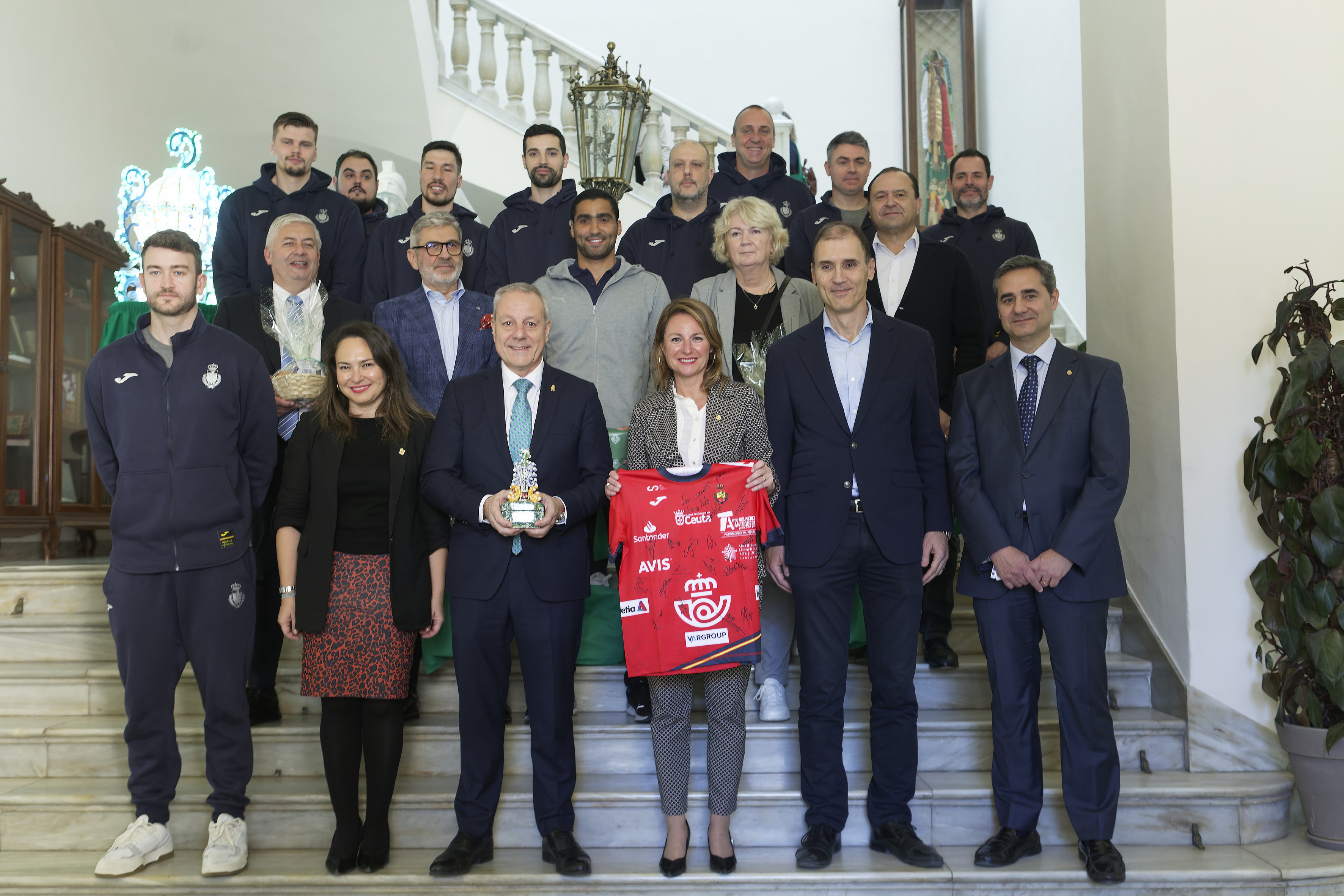 Recepción a las seis selecciones participantes en el Torneo Internacional de España 2025 (Foto: Antonio Pradas)