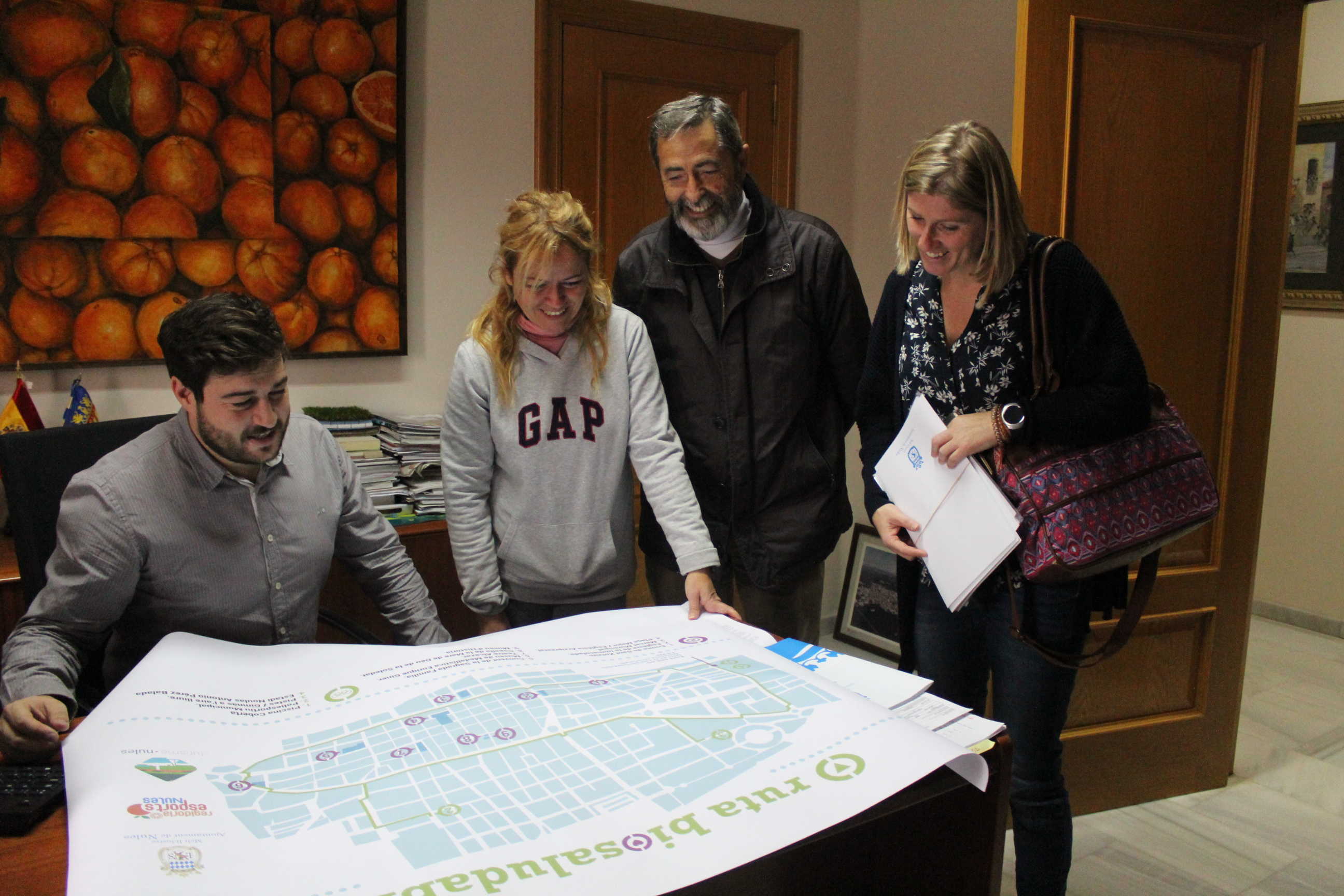 Nules ultima la señalización para culminar las obras de su ruta biosaludable