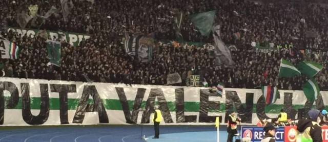 20.000 euros de multa para el Rapid Viena por la pancarta ofensiva contra el Valencia CF