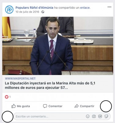 El PP de César Sánchez marca distancias con 'Más Portal', denunciado por amenazas y extorsión