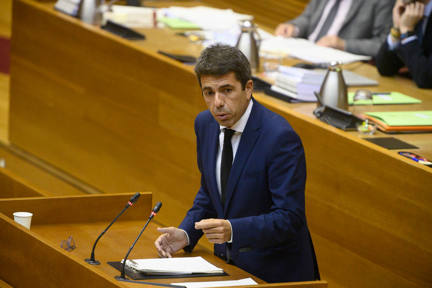 Comparecencia de Carlos Mazón por la gestión del Consell en la Dana (Fotos: Kike Tabener)