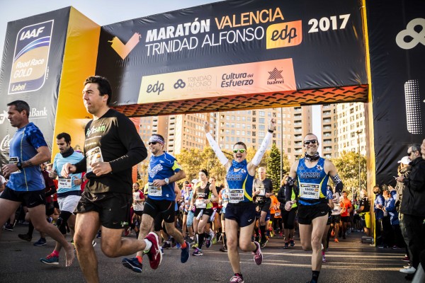 Maratón Valencia ayudará a más 3.800 debutantes en la distancia a alcanzar su meta