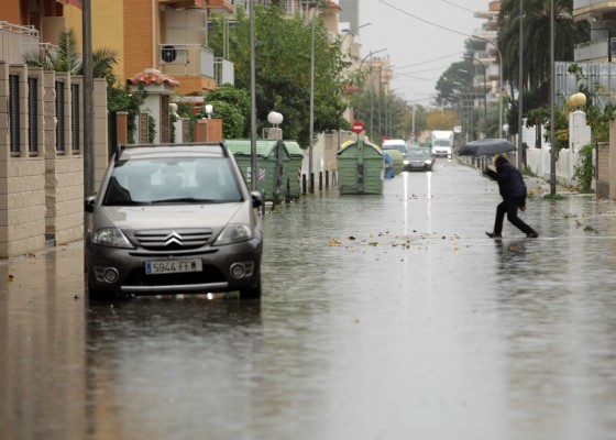 Las lluvias dejan un acumulado de 486,5 l/m2 en Barx y obligan a suspender las clases en 15 municipios