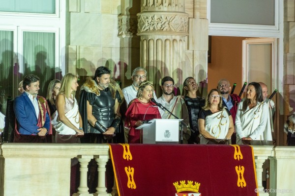 Carthagineses y Romanos toman Cartagena: pregón del Jimbee y encendido del fuego sagrado (Fotos: Ayto. Cartagena)