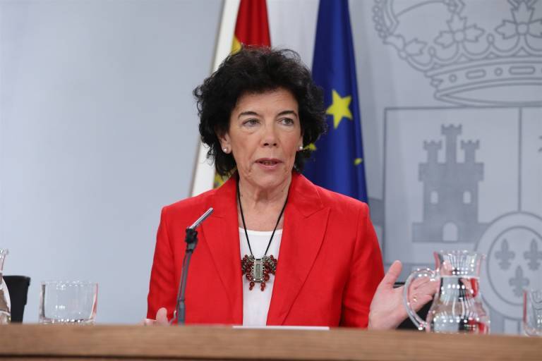 La portavoz del Gobierno, Isabel Celáa. Foto: EFE - 