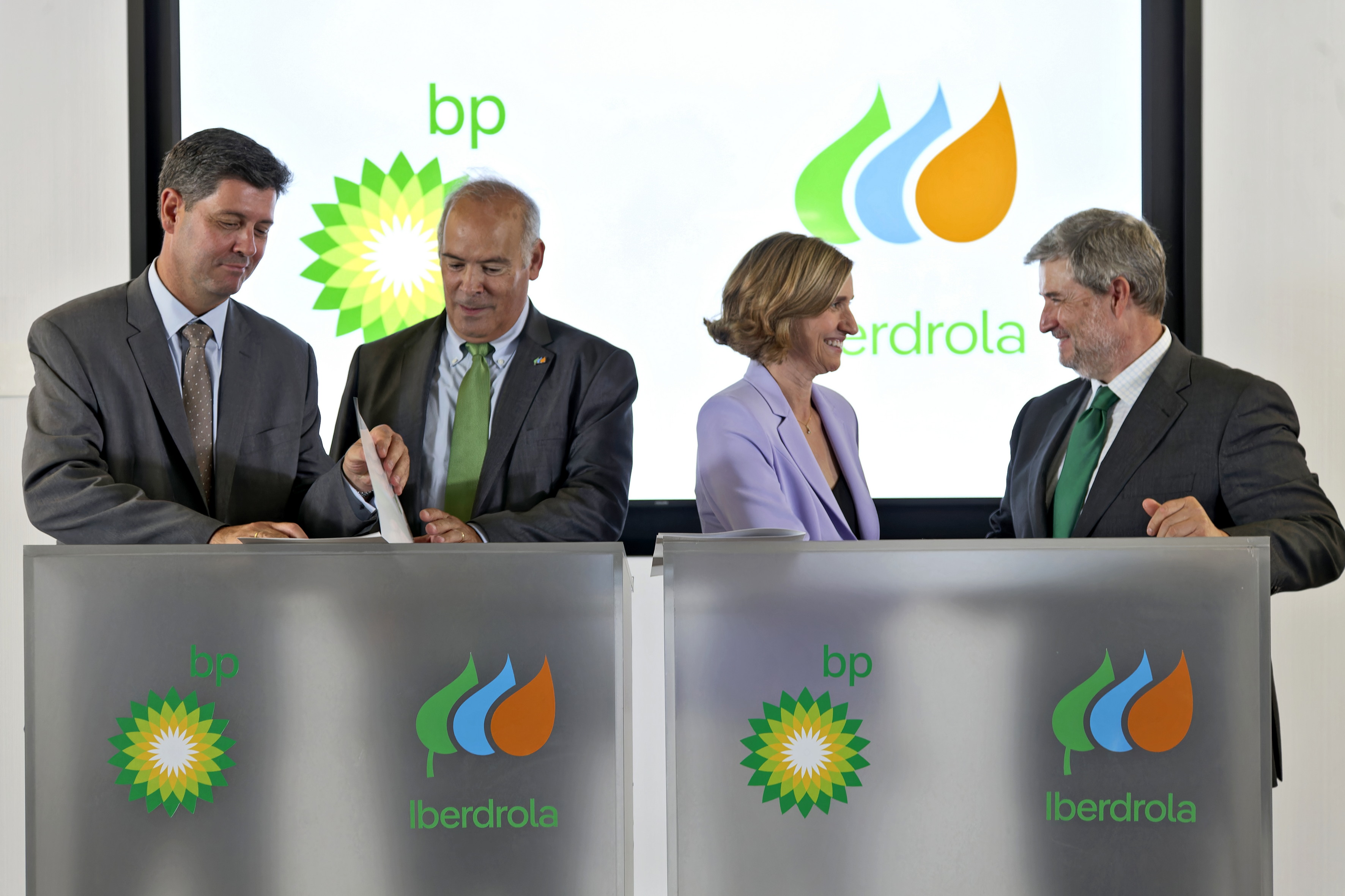 bp e Iberdrola presentan el primer proyecto de hidrógeno verde (Fotos: Antonio Pradas)