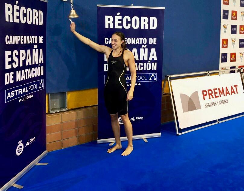 La nadadora castellonense Lidón Muñoz logra el récord de España de 50 libre en Barcelona