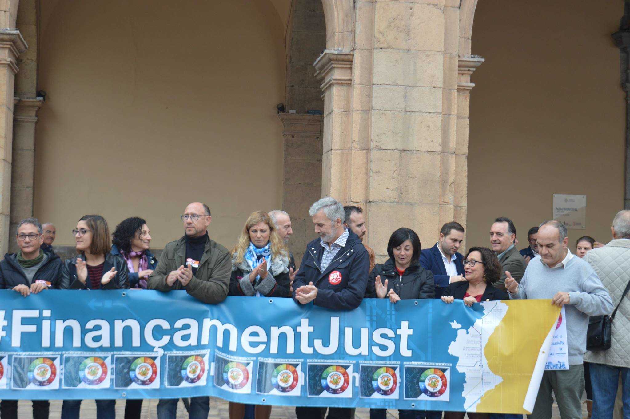 Dirigentes políticos y sindicales se unen para reclamar una financiación justa