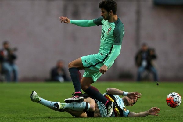 André Gomes participa en la victoria de Portugal sobre Bélgica