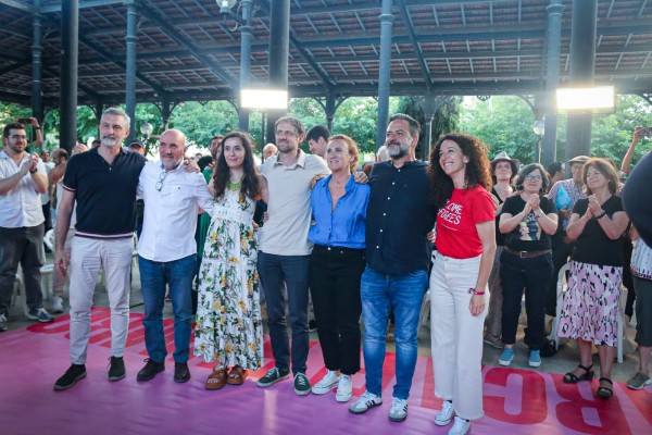 Los candidatos de Sumar celebran su gran mitin en Murcia con Estrella Galán al frente (Fotos: SUMAR)