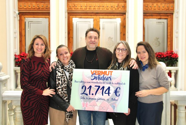 'Sofía, la princesa guerrera' y la Fundación Antian reciben la donación de 21.714 € del Vermut Solidario