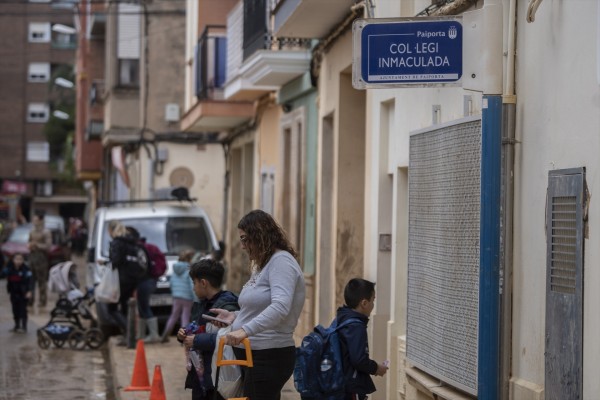 El Colegio La Inmaculada de Paiporta retoma su actividad tras el paso de la Dana