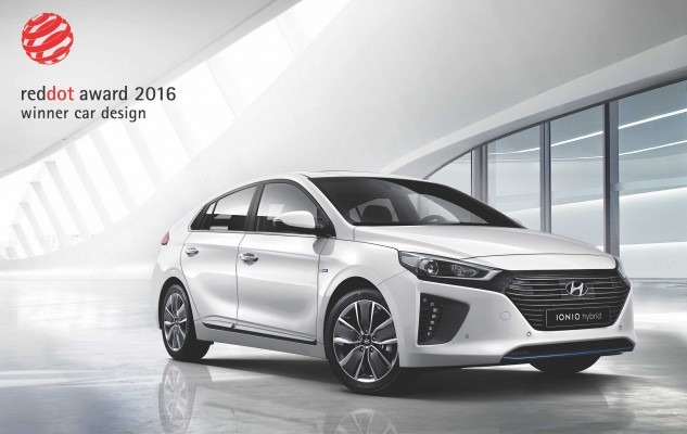 Hyundai IONIQ gana el prestigioso premio Red Dot Design 2016 