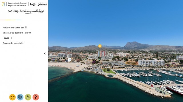 El 'mirador' de La Vila Joiosa para visitar el municipio con imágenes 360