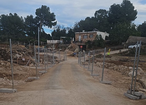 La Generalitat asume siete obras urgentes para reconstruir infraestructuras viarias en Chiva
