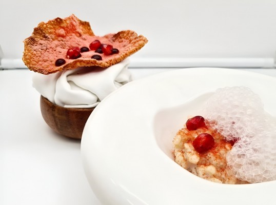 Chefs de Valencia, Castellón, Málaga y Valladolid compiten por el mejor plato con granadas de Elche

