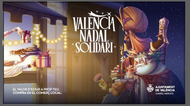  València lanza 'Nadal Solidari', una campaña por la ilusión infantil y la reactivación comercial tras la Dana