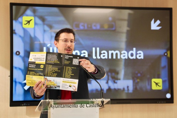 Azafatas y 'pasaporte comercial': Castelló convierte las calles de la ZBE en un improvisado aeropuerto