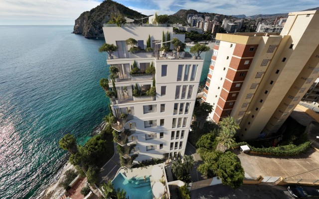 El skyline de Finestrat cambia: Randof proyecta un nuevo edificio frente a la bahía de La Cala