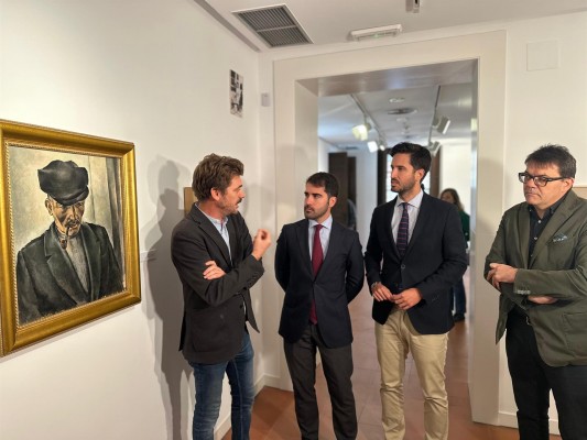 El retrato vanguardista que Gaya le hizo a su padre con 15 años vuelve a su museo en Murcia