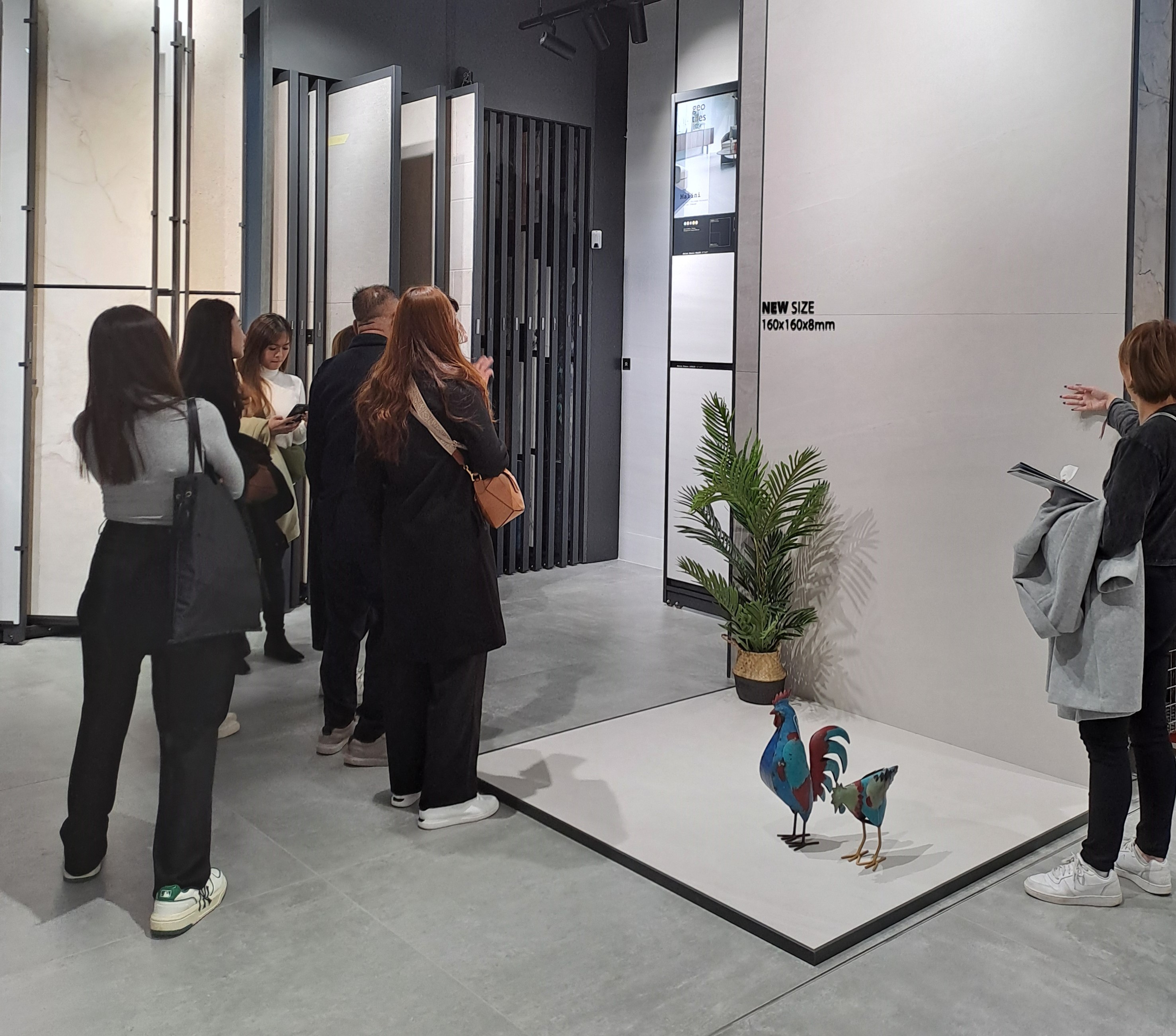 Geotiles presume de diseño en Cerámica Experience (Fotos: Grupo Pamesa)