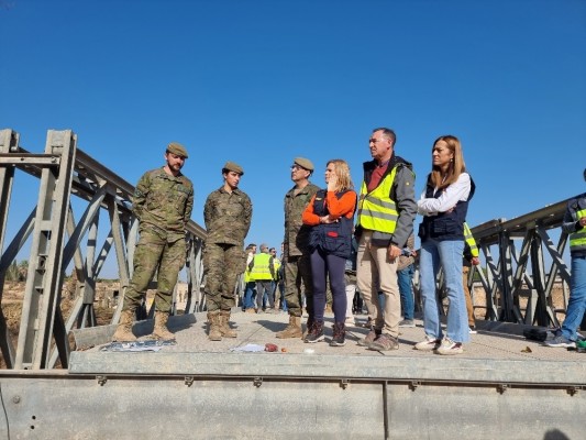 El puente provisional en la CV-336 en Riba-roja abrirá al tráfico entre el 11 y 12 de diciembre