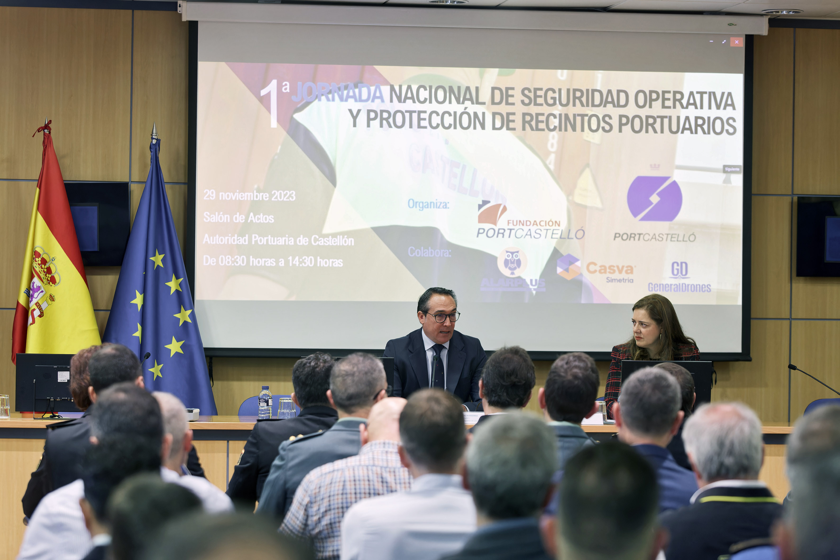 Jornada de seguridad en PortCastelló (Fotos: Antonio Pradas)