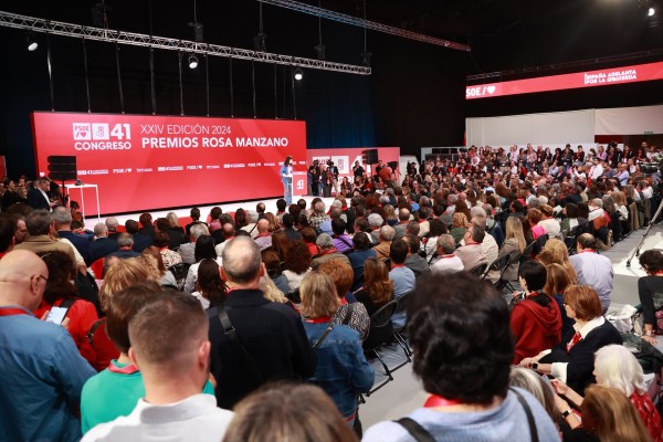 El PSOE guarda un minuto de silencio en su 41º Congreso por las víctimas de la Dana 