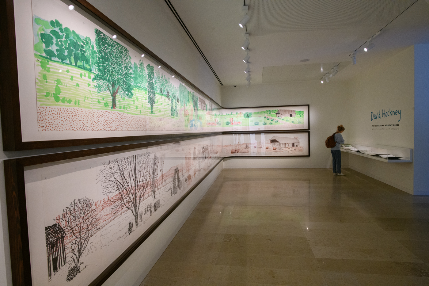 Fallece David Hockney: estas son las obras del pintor que puedes ver en València
