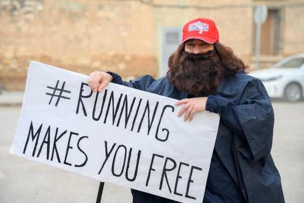 Adán, el Forrest Gump de La Torre que se perderá su primer maratón