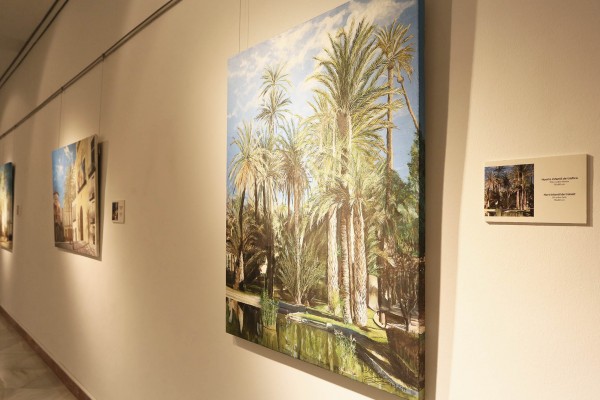 La exposición de pintura de Ángel Sánchez Baeza llega a su fin en la Diputación de Alicante