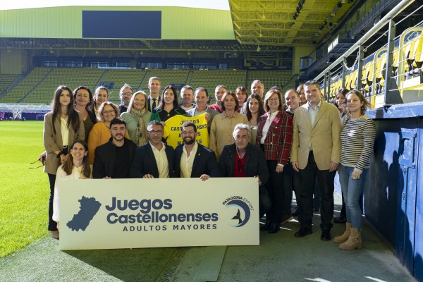 El Estadio de La Cerámica acoge la presentación de los VI Juegos Castellonenses Adultos Mayores
