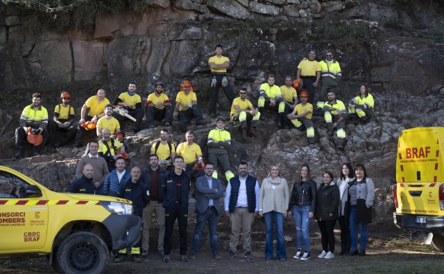 La Diputación activa un nuevo servicio con cuatro Brigadas Forestales para combatir los incendios 