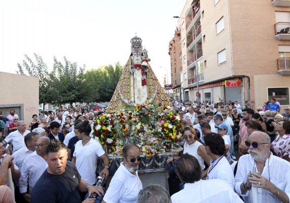 La Feria de Murcia se inicia con la bajada de La Fuensanta y la apertura de La Fica (Fotos: JUANCHI LÓPEZ)