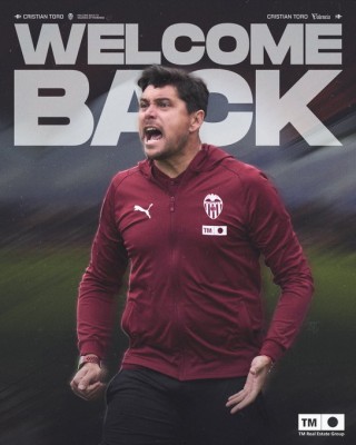 Cristian Toro regresa al Valencia para intentar salvar al equipo
