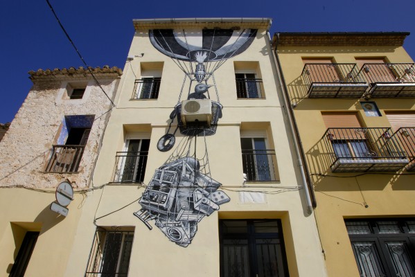 Fanzara ja llueix els murals del MIAU 2023 (Fotos: Antonio Pradas)