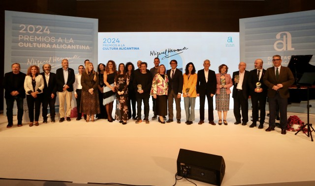 El ADDA acoge la gala de los IV Premios a la Cultura Alicantina Miguel Hernández 