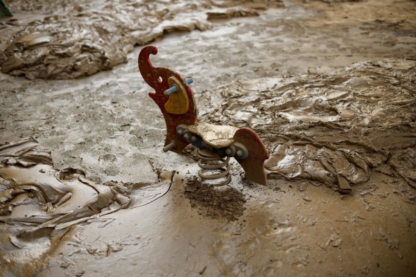 Empieza la desinfección de parques infantiles en las pedanías afectadas por la Dana
