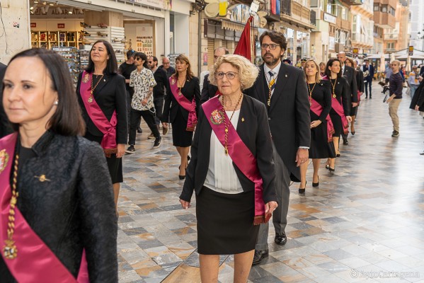 Cartagena ofrece la tradicional Onza de Oro a la Virgen de la Caridad (Fotos: AYTO CARTAGENA)