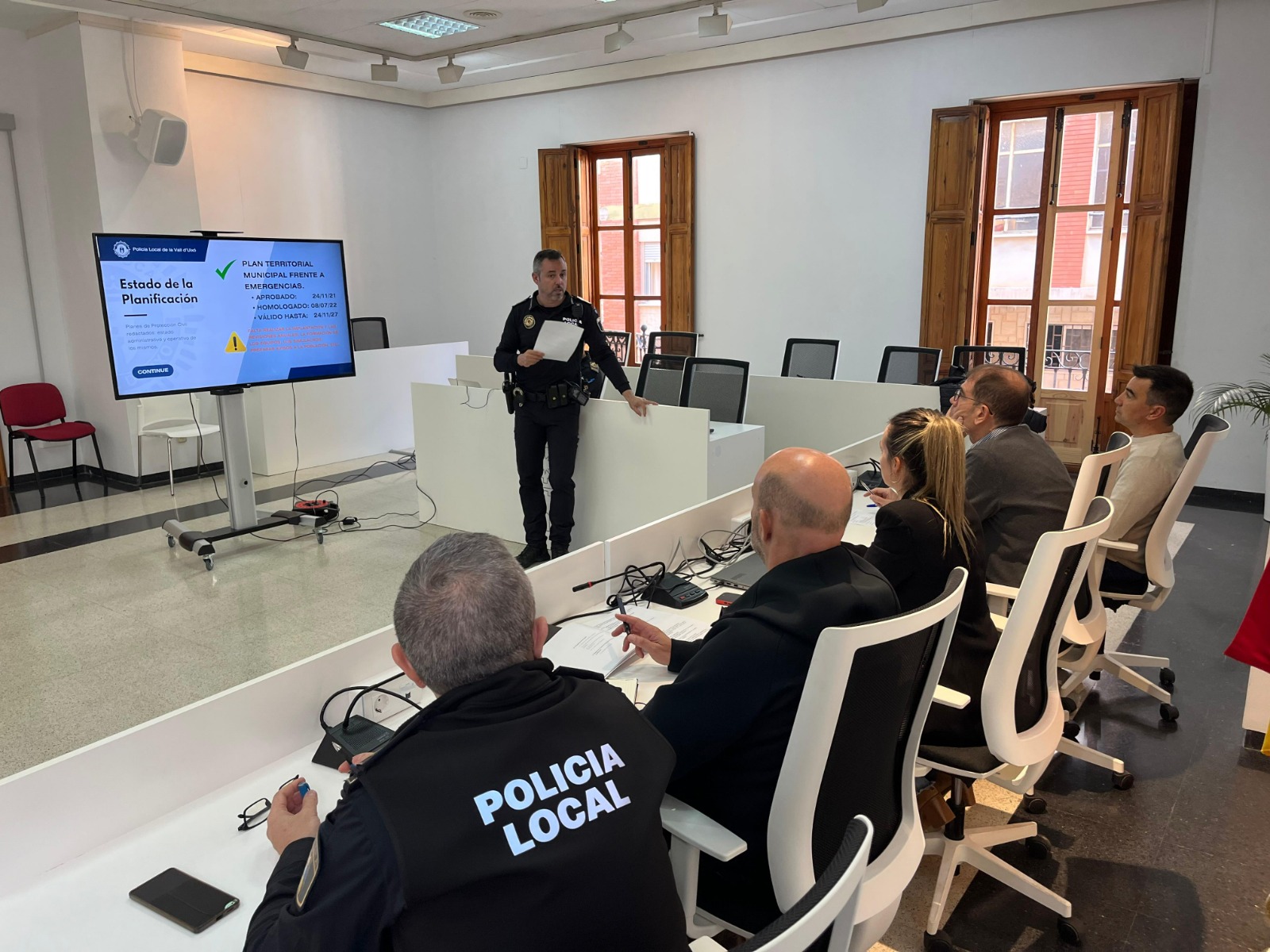 El Ayuntamiento de la Vall d'Uixó revisa sus planes de protección civil ante las emergencias

