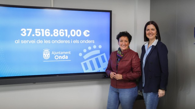 Onda presenta el presupuesto para 2025: un total de 37,5 millones con una inversión de 6,5