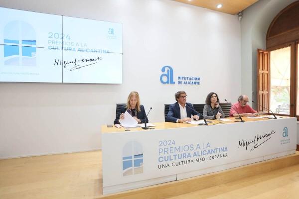 La Diputación celebra el lunes la gala de entrega de los IV Premios a la Cultura Miguel Hernández


