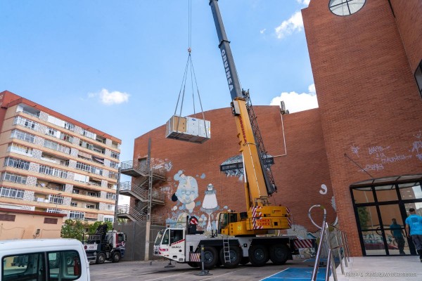 El Luzzy contará con un montacargas para facilitar los montajes escénicos del salón de actos