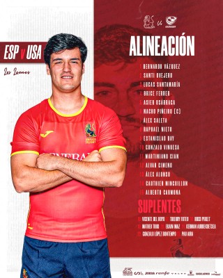 El valenciano Ignacio Piñeiro será el capitán por primera vez de la selección de rugby
