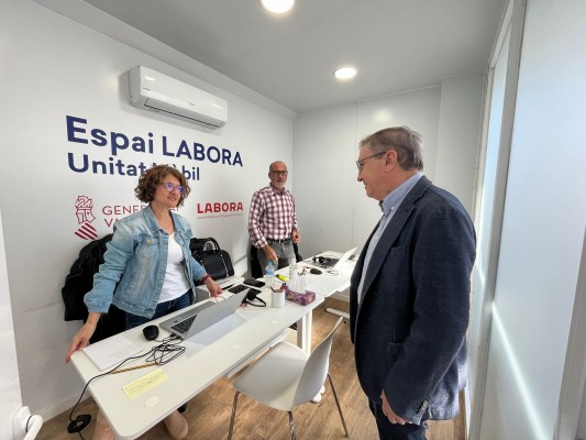 Labora ya presta servicio a todas las personas de las comarcas afectadas por la riada
